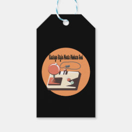 Timless Retro Vibes Presentetikett