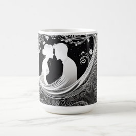 Timless Romantik White & Black Silhouette par Kaffemugg