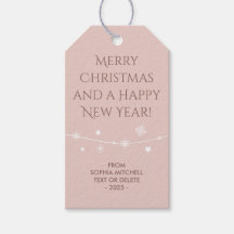 Timless - Rosy Beige jul - Märkrn Snowflake Gift