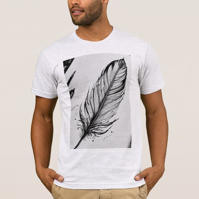 Timless Storyteller Quill T Shirt (Framsida)