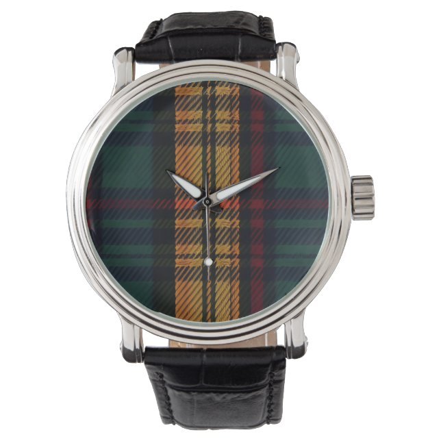 Timless Tartan Mönster Armbandsur (Framsida)