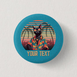 Timless Tropical Cat Attitude Knapp