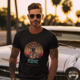 Timless Tropical Cat Attitude T Shirt