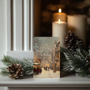 Timless Vintage London Snowy jul Classic Kort