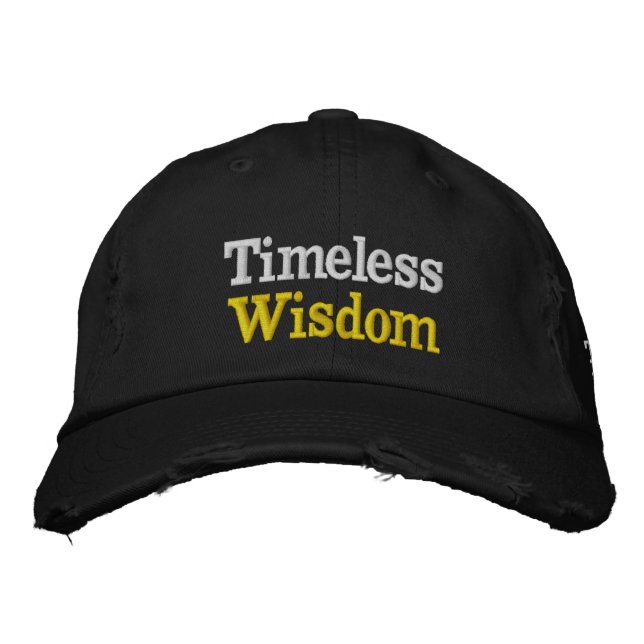 Timless Wisdom Broderad Keps (Framsida)