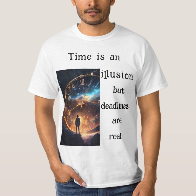 Timless Wisdom: Idétid-citat T-Shirt (Framsida)