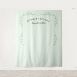 Timlös Flower Bröllop-foto Booth-bakgrund