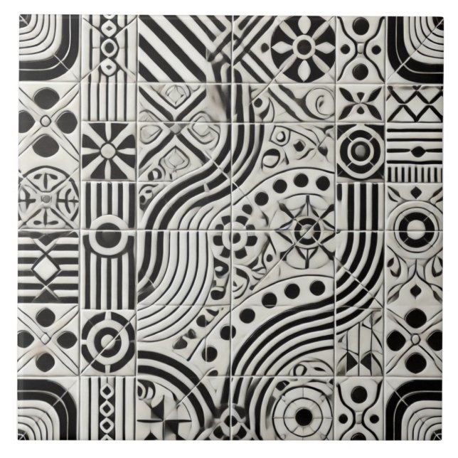 Timlös keramisk platta för flöde kakelplatta (Framsidan)