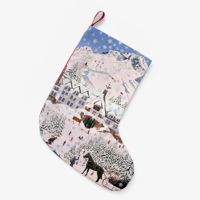 Timmer fodrar strumpan liten julstrumpa (Framsidan (Hängande))