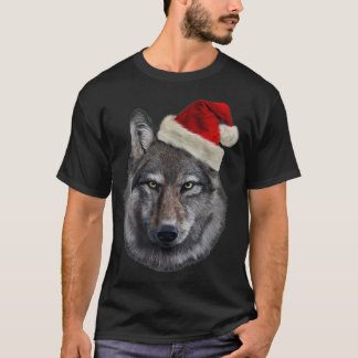 Timmer Varg i Santa Hat Varje dag är jul T Shirt