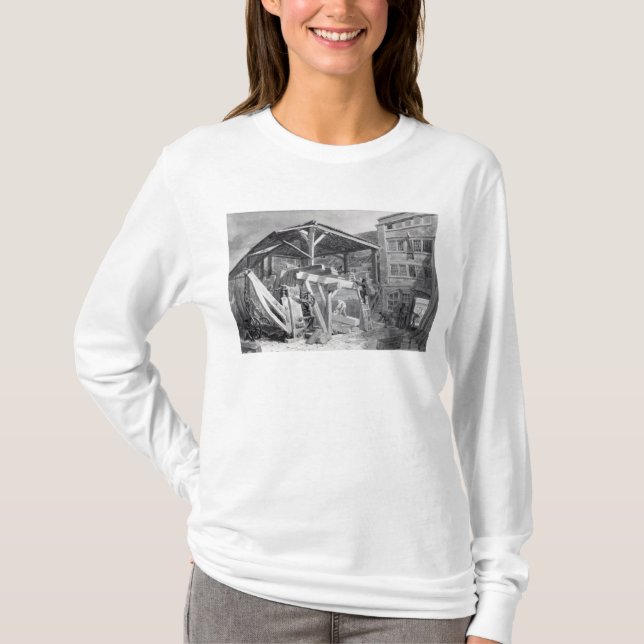 Timmergård, Finsbury, 1825 Tee Shirt (Framsida)