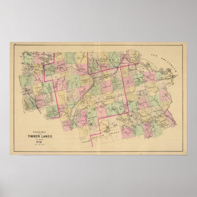 Timmerland 3 Karta Poster (Framsidan)