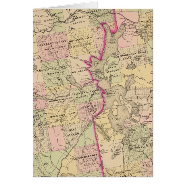 Timmerland 6 Karta Hälsningskort (Framsidan)