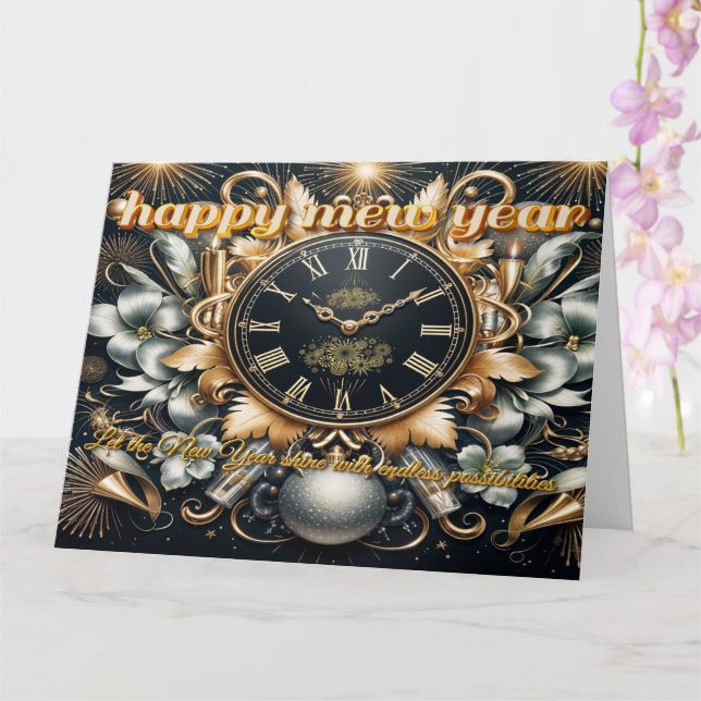 Timmme för nya början med personlig Me Kort (Orkide)