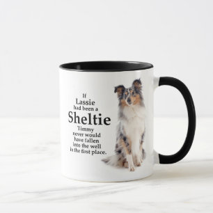 Timmys blåttMerle Sheltie mugg