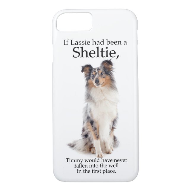 Timmy's Blue Merle Sheltie iphone case Case-Mate iPhone Skal (Baksida)