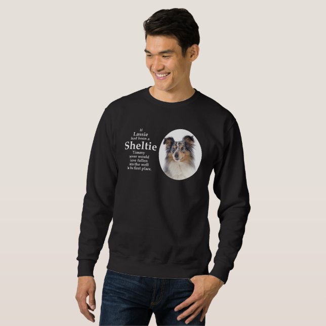 Timmy's Blue Merle Sheltie Sweatshirt (Hel framsida)