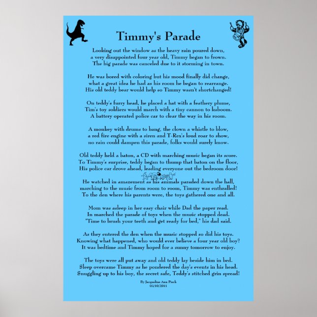 Timmy's Parad Barns Poster (Framsidan)