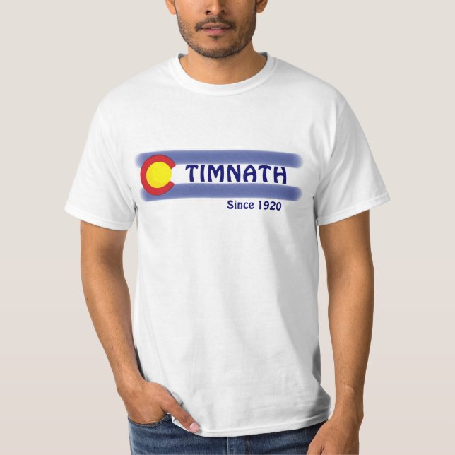 Timnath Colorado local flagga value tee (Framsida)