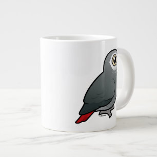 Timneh African Grått Parrot Jumbo Mugg