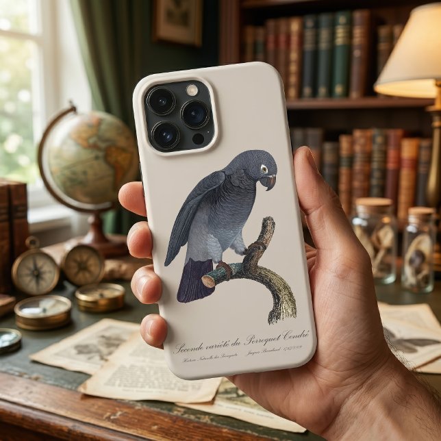 Timneh-afrikansk grå papegoja, Psittacus Timneh (Timneh African Grey Parrot, Psittacus Timneh. iPhone Case)