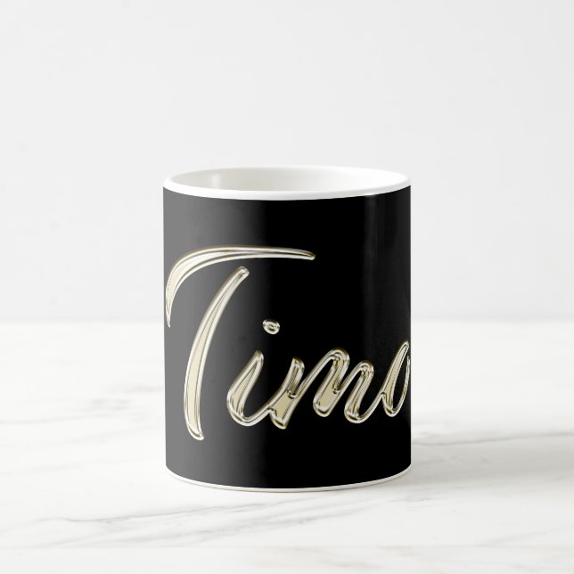 Timo Name whitegold Tasse Teetasse Kaffeetasse Kaffemugg (Center)