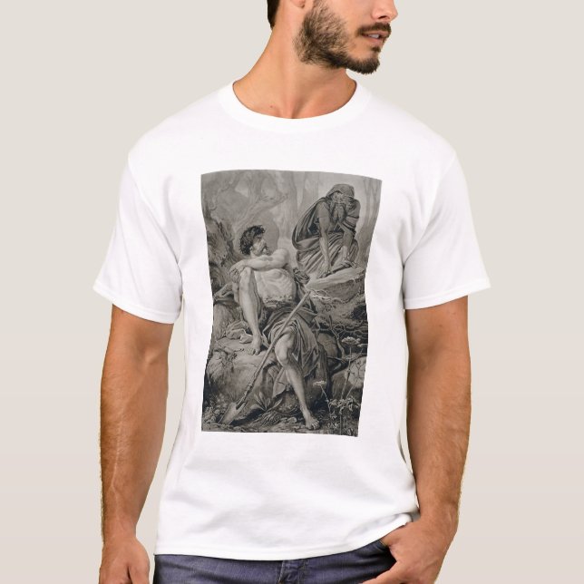 Timon och Apemantus, från Timon av Athens av Willi Tröja (Framsida)