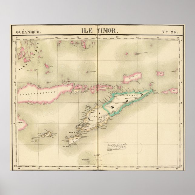 Timor Island Oceania nr 28 Poster (Framsidan)