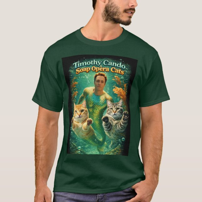 Timothy Cando & Soap Opera Cats T Shirt (Framsida)