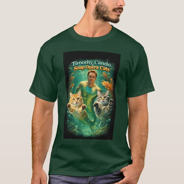Timothy Cando & Soap Opera Cats T Shirt (Framsida)