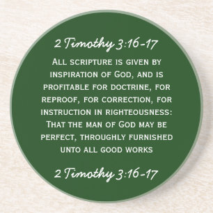 Timothy för bibelpassage 2 3:16 - 17 i vittext underlägg