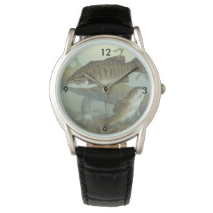 Timothy Knepp målning "Smallmouthbas ", Armbandsur