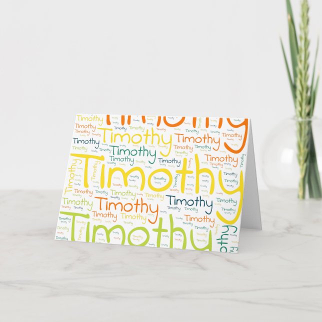 Timothy Kort (Framsida)