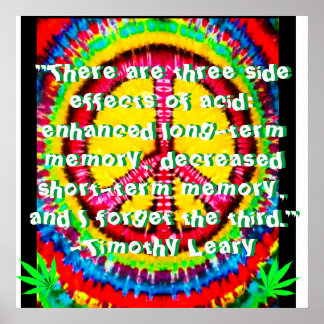 Timothy Leary Quote Poster WakNBak-media