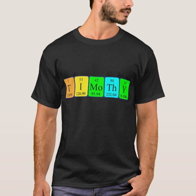 Timothy Periothy bord namn-skjorta T Shirt (Framsida)