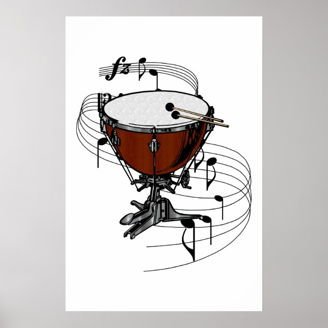 Timpani (Kettle Drum) Poster (Framsidan)
