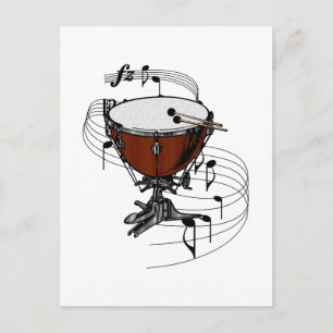 Timpani (Kettle Drum) Vykort