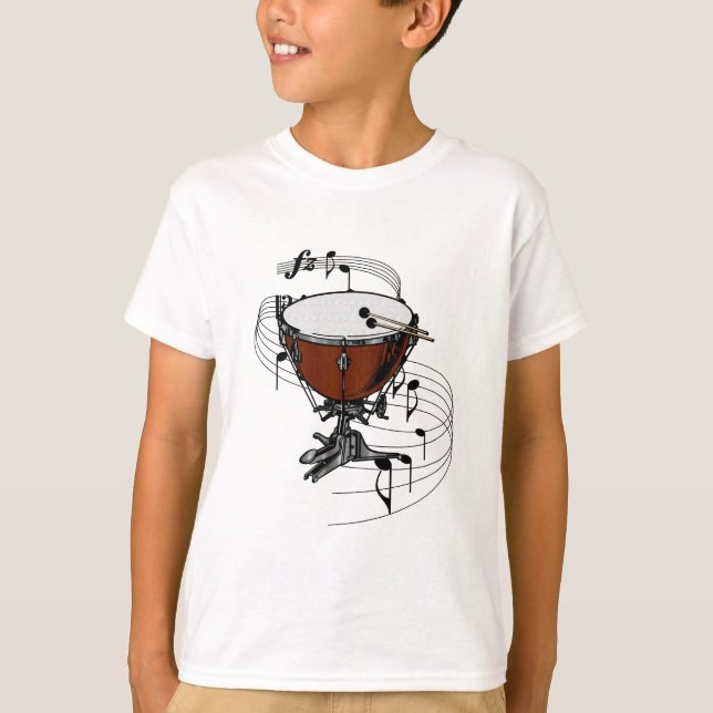 Timpani (kettlen trummar), t-shirt (Framsida)