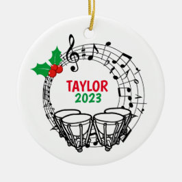Timpani Marching Band jul Ornament