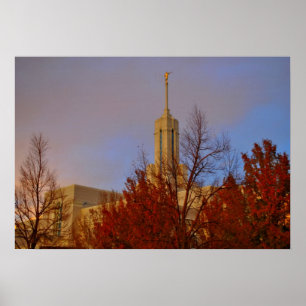 Timpanogos LDS Temple American Fork, Utah Poster