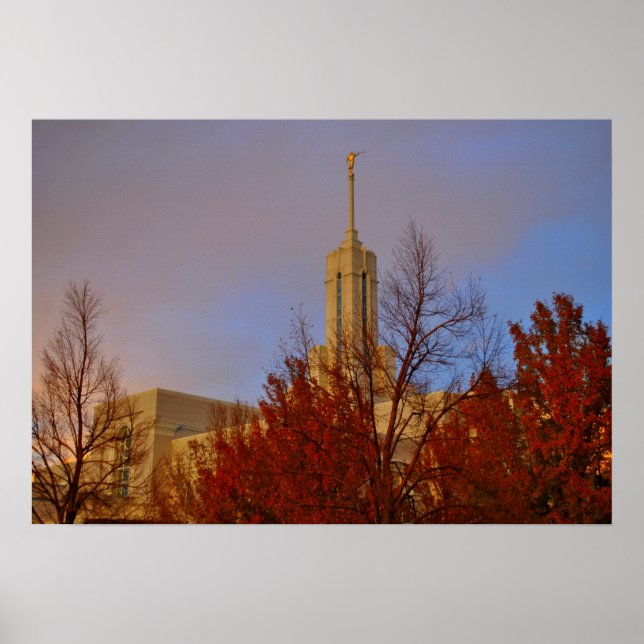 Timpanogos LDS Temple American Fork, Utah Poster (Framsidan)