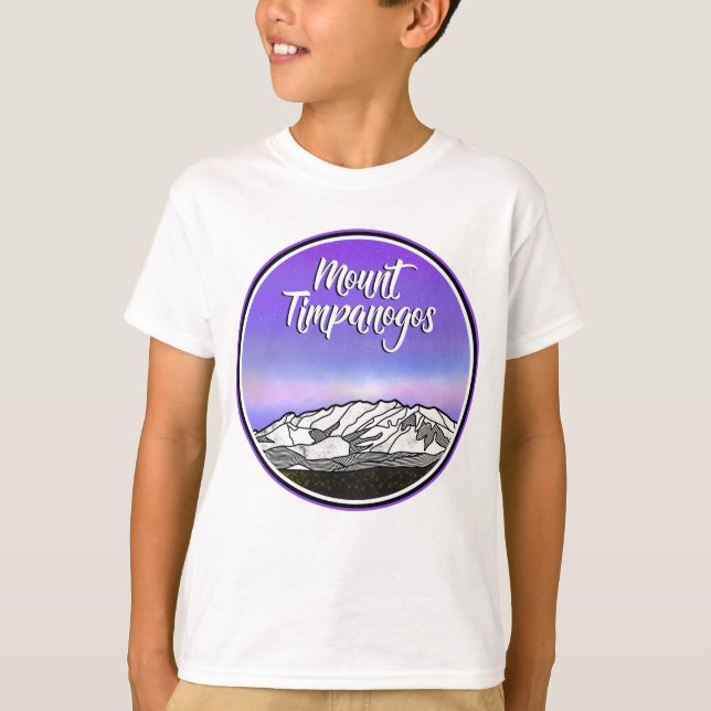 Timpanogos MOUNTAINS T Shirt (Framsida)