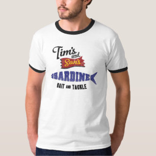 Tims och son'sens Sardine, bete och redskap T-shirt