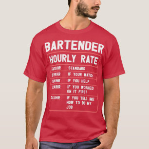 Timtaxa för Bartender T Shirt