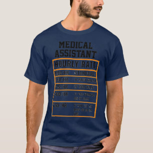 Timtaxa för medicinsk assistent t shirt