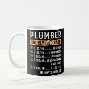Timtaxa för rörmokare kaffemugg
