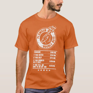 Timtaxa för rörmokare t shirt