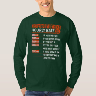 Timtaxa för tillverkningsteknik t shirt