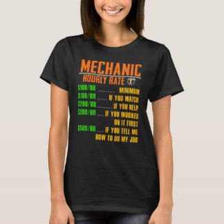 Timtaxering för skirt Funny Mechanic Shirts Gift H T Shirt