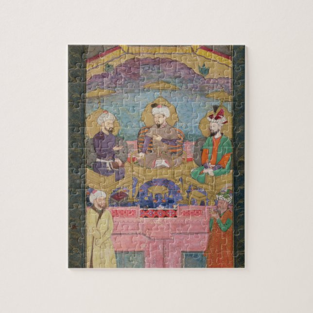 Timur (1336-1405), Babur (1483-1530, r.1526-30) Pussel (Vertikal)
